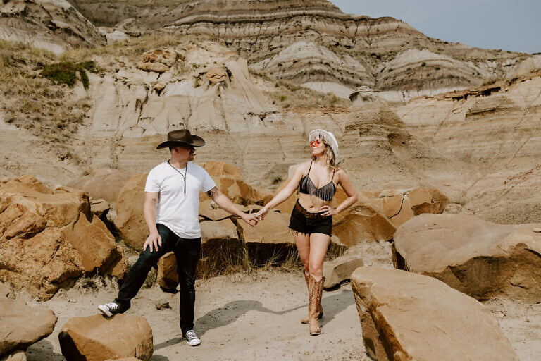 Western Disco Engagement Session